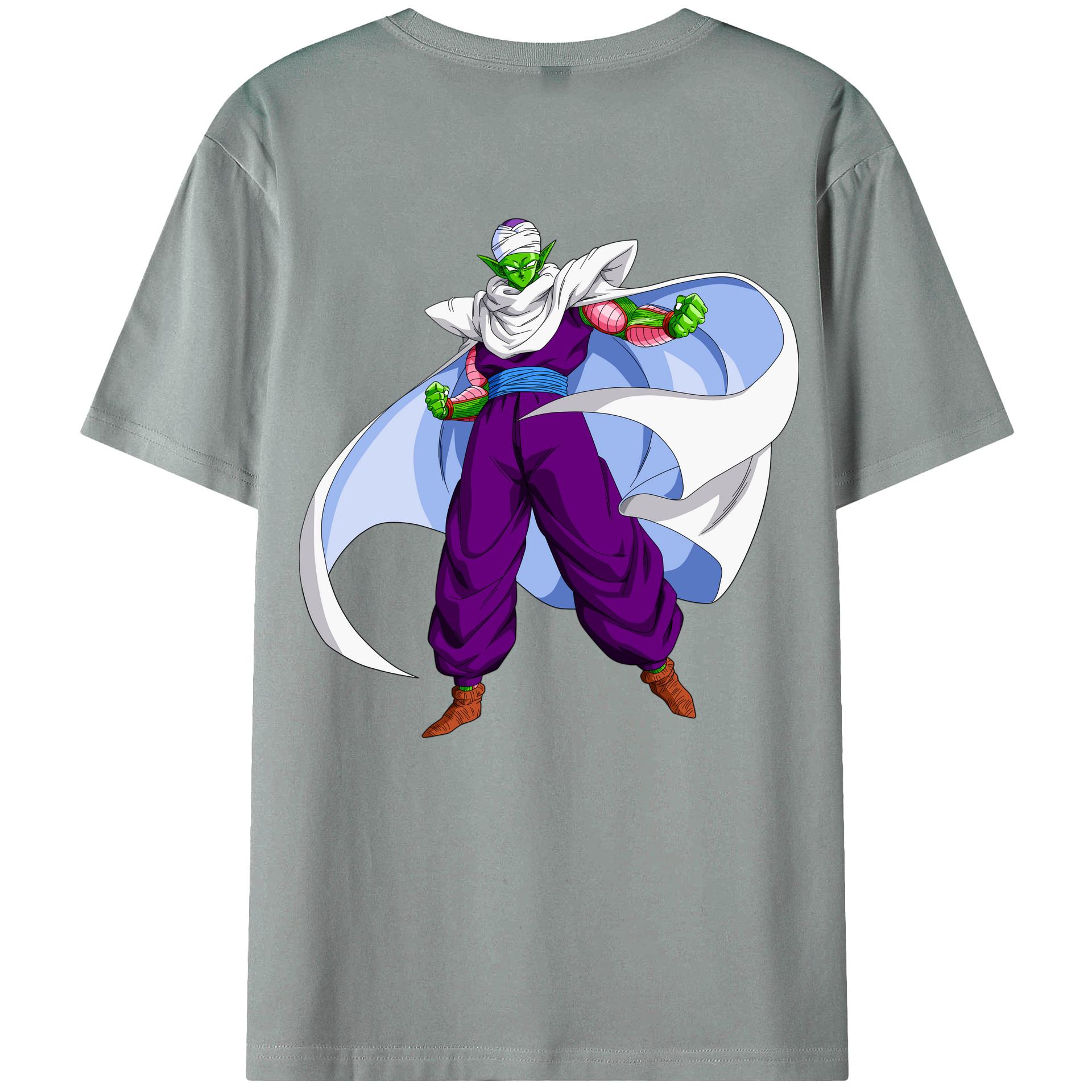 （画像用） ドラゴンボール ピッコロ DRAGON BALL Piccolo 綿100％ メンズ半袖Tシャツ（バックプリント） 通気性